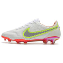 Chuteira de Campo NIKE Tiempo Legend 9 Elite FG Branco Laranja