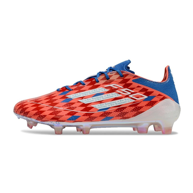 Chuteira de Campo ADIDAS F50 Elite FG Vermelho/Azul