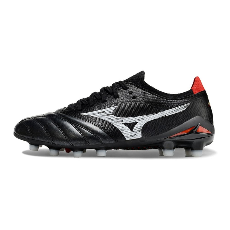 Chuteira Campo Mizuno Morelia Neo Made In Japan FG Branca/Azul