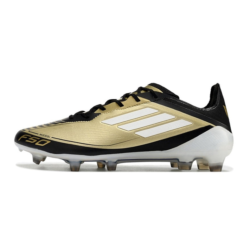 Chuteira Adidas F50 Campo Preto/Dourado
