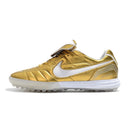 Chuteira Nike TiempoX Legend 7 Society R10 Dourado