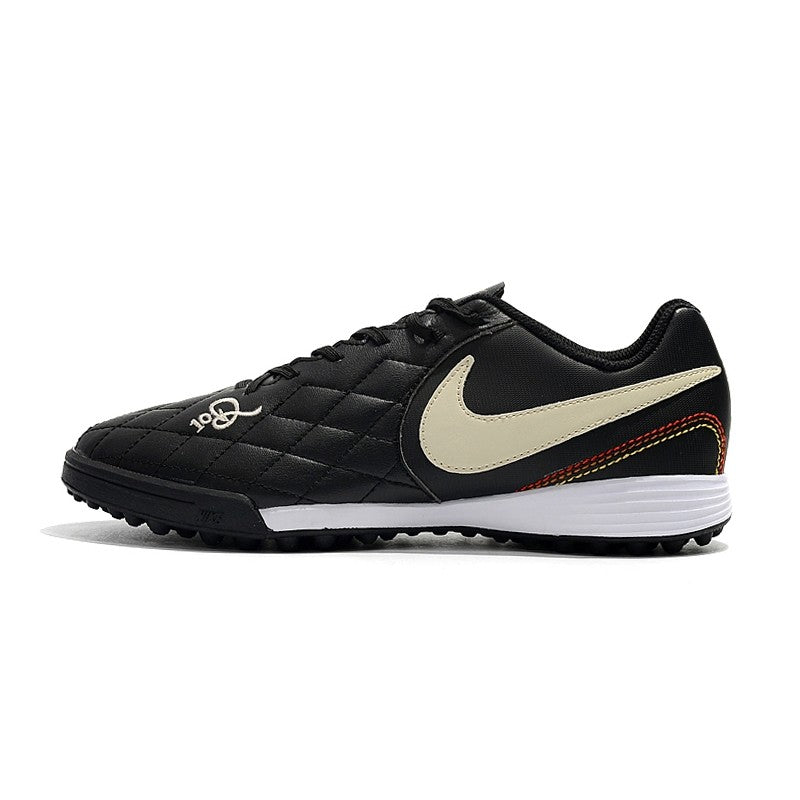 Chuteira Nike Tiempo Legend 7 Society R10 Preto/Branco