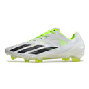 Chuteira de Campo ADIDAS X CrazyFast+ FG Branco/Verde/Preto