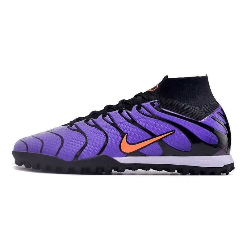 Chuteira Society Nike Air Zoom Mercurial Superfly 9 Elite TN Roxo/Preto