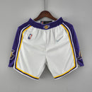 Shorts 75th anniversary Los Angeles Lakers white NBA